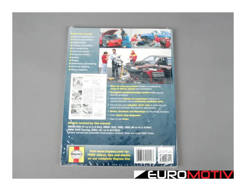 Haynes Repair Manual - Bmw E10 1602 & 2002