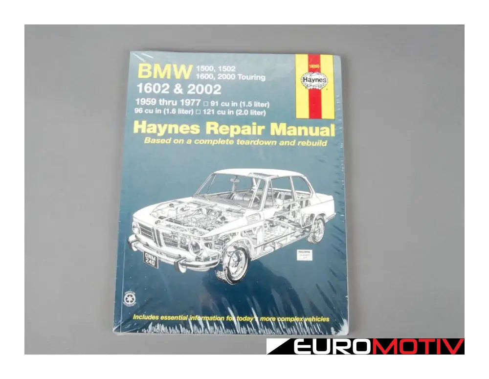 Haynes Repair Manual - Bmw E10 1602 & 2002