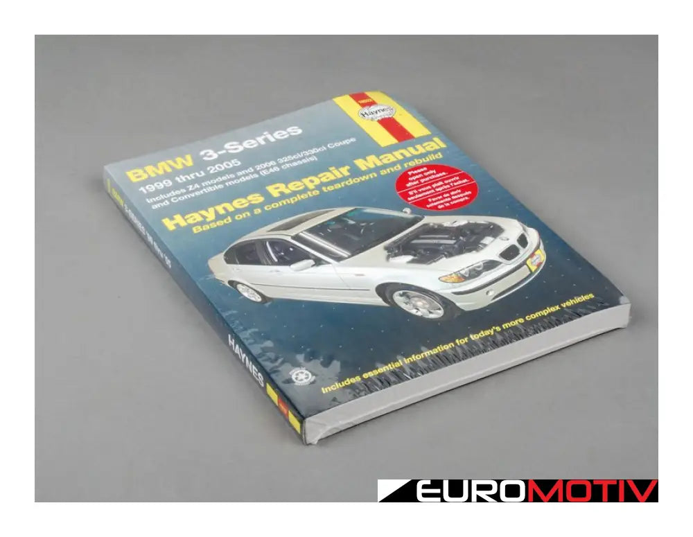 Haynes Repair Manual - Bmw E46 3 Series/E85 Z4 Roadster