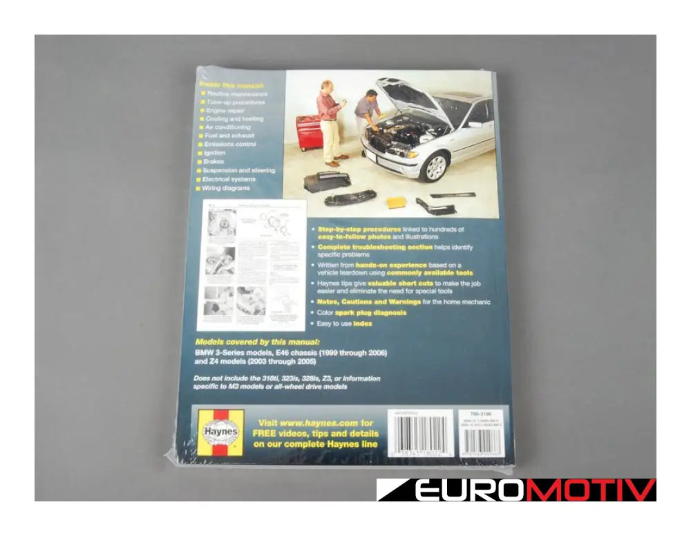 Haynes Repair Manual - Bmw E46 3 Series/E85 Z4 Roadster