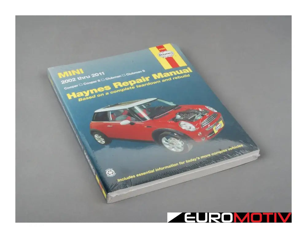 Haynes Repair Manual - Mini R50 R57 (2002-2011)