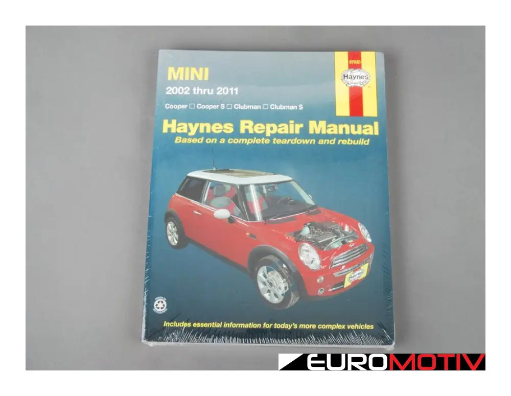 Haynes Repair Manual - Mini R50 R57 (2002-2011)