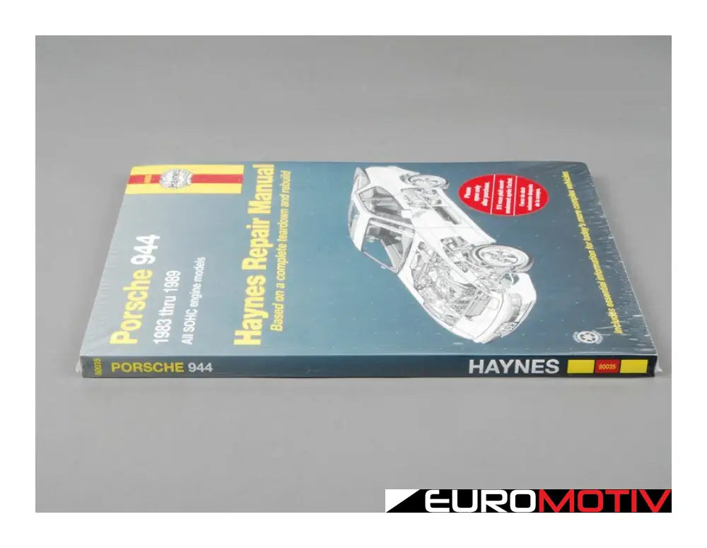 Haynes Repair Manual - Porsche 944 (Single-Cam Engines Including Turbo)