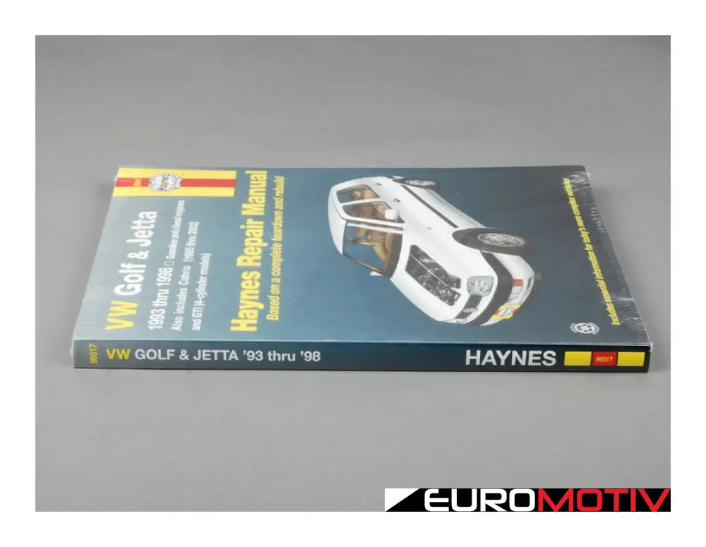 Haynes Repair Manual - Vw Mkiii Golf/Jetta