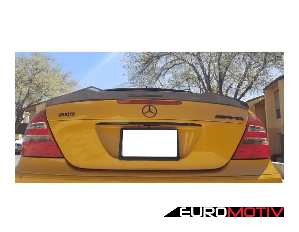 Highpro V2 W211 Carbon Fiber Trunk Spoiler