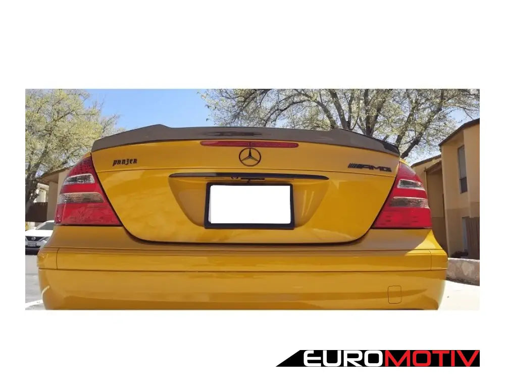 Highpro V2 W211 Carbon Fiber Trunk Spoiler