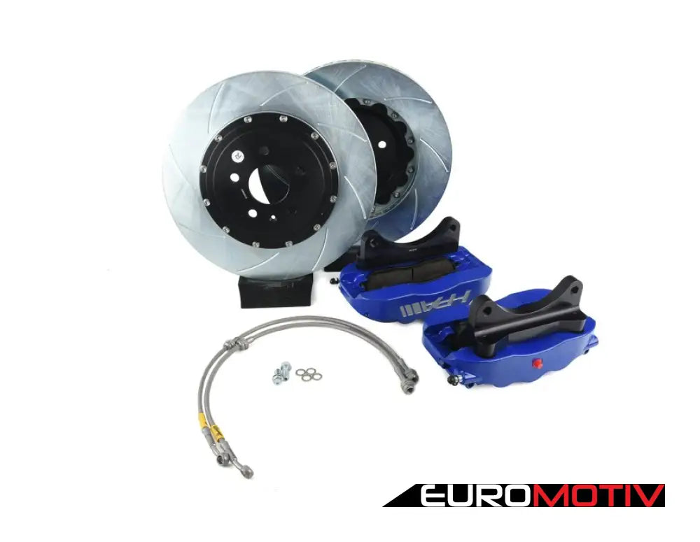 Hpa Rear Big Brake Kit - Slotted Rotors (335Mm) With Blue Calipers