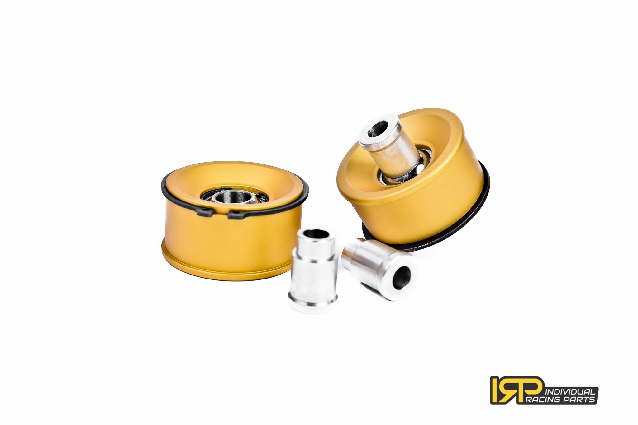 IRP - Front control arm bushings (aluminium housing with bearing) BMW E8x, E9x (IRPFCAB-90ALB)