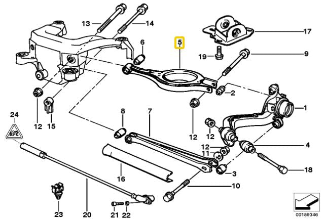 IRP - Rear upper camber arms (made of steel) BMW E36