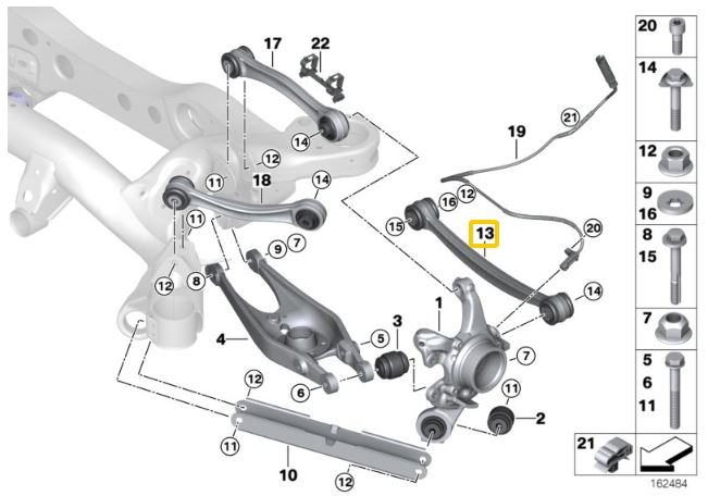 IRP - Rear adjustable steering arms BMW E8x M1, E9x M3 (IRPRSSA-9X)