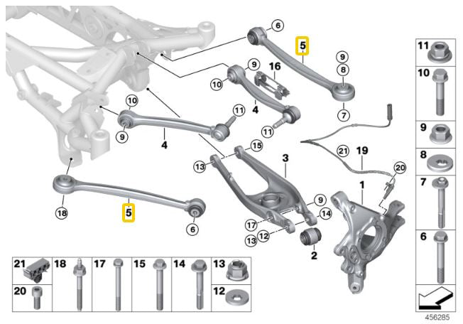 IRP - Rear adjustable lower camber arms BMW F87 M2, F80 M3, F83 M4