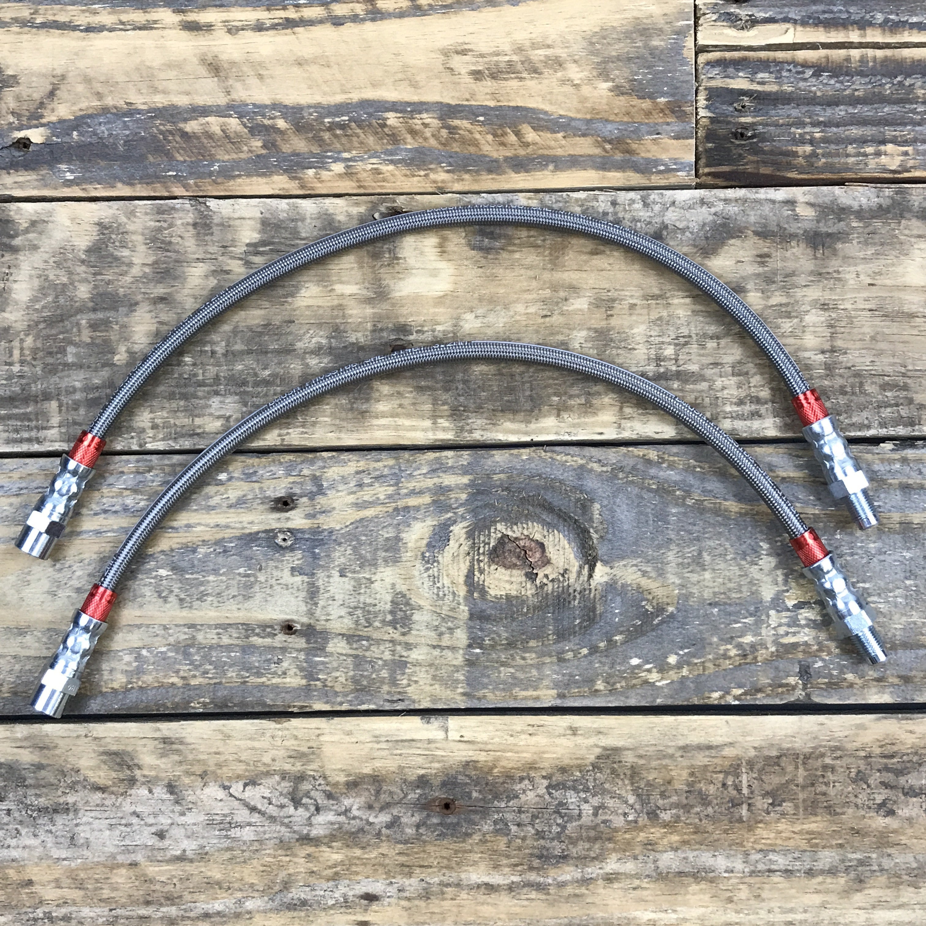 Extended Stainless Steel Brake Lines - E30 Drift