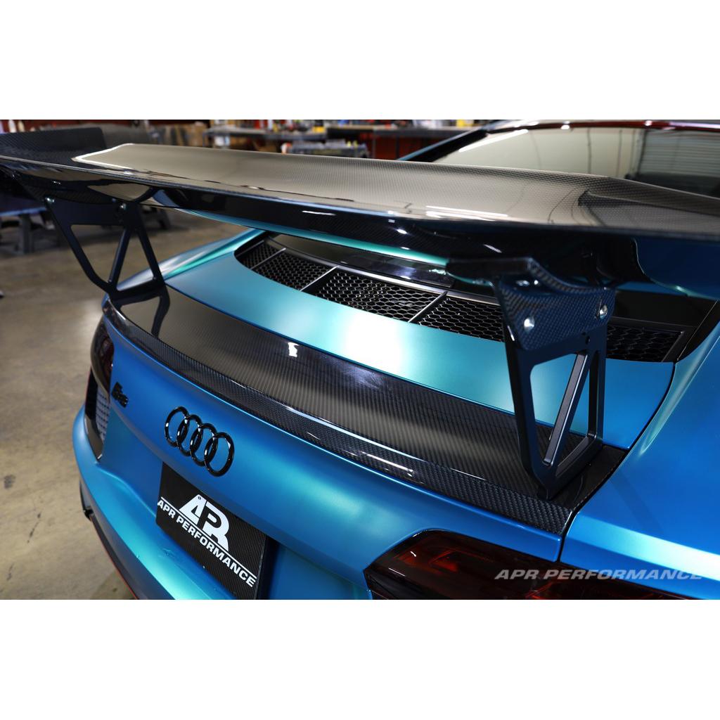 Audi R8 GTC-500 Adjustable Wing, with Carbon Fiber Active Spoiler Panel Replacement 2016-2022