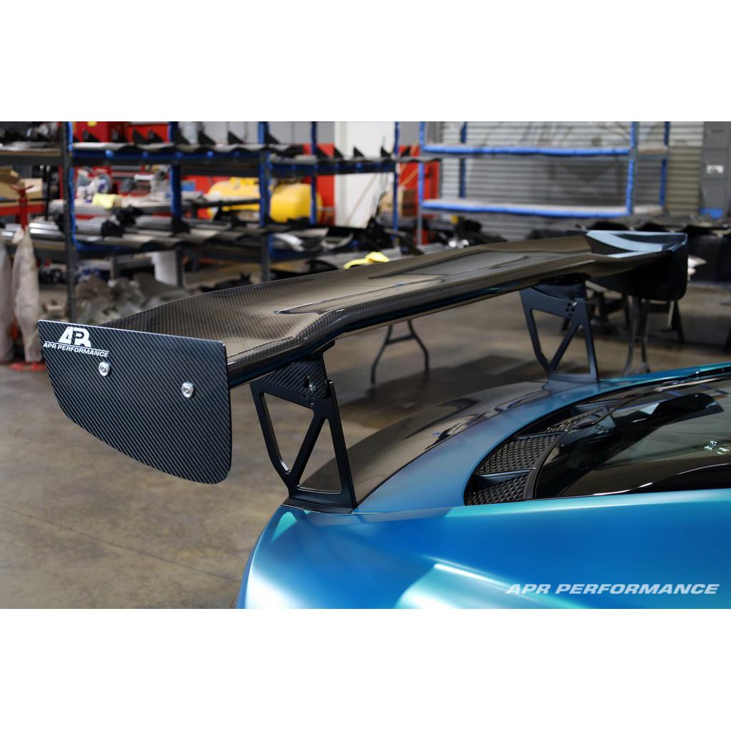 Audi R8 GTC-500 Adjustable Wing, with Carbon Fiber Active Spoiler Panel Replacement 2016-2022