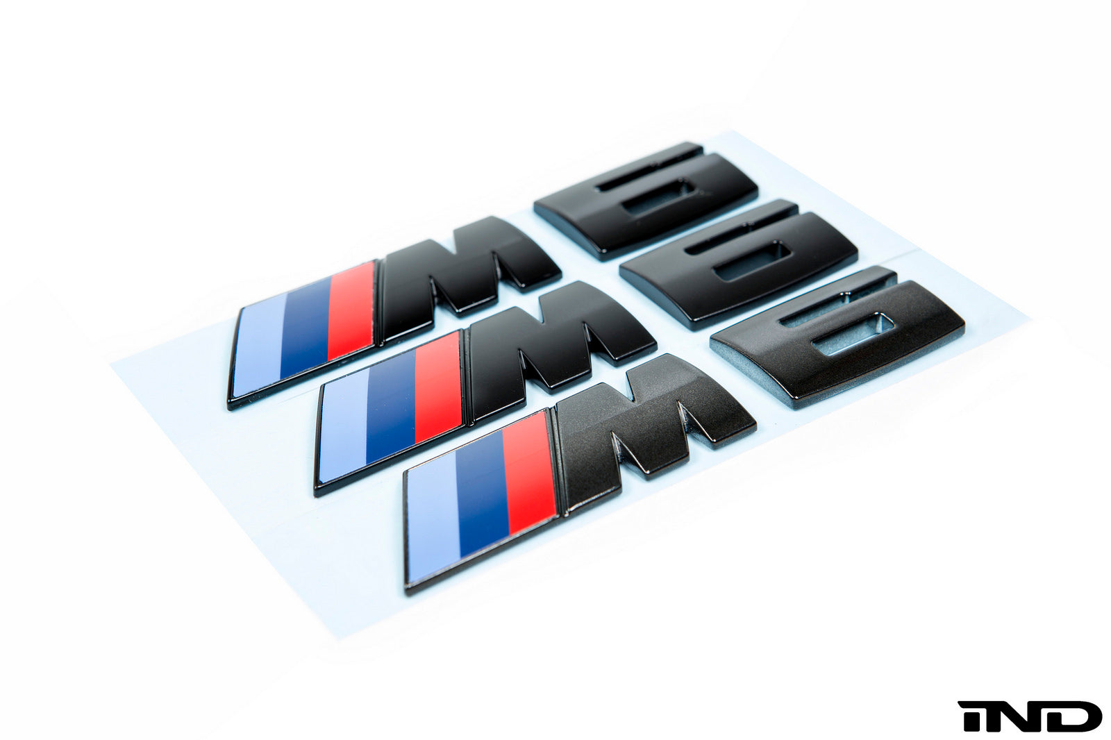 IND F06 / F12 / F13 M6 Painted Trunk Emblem