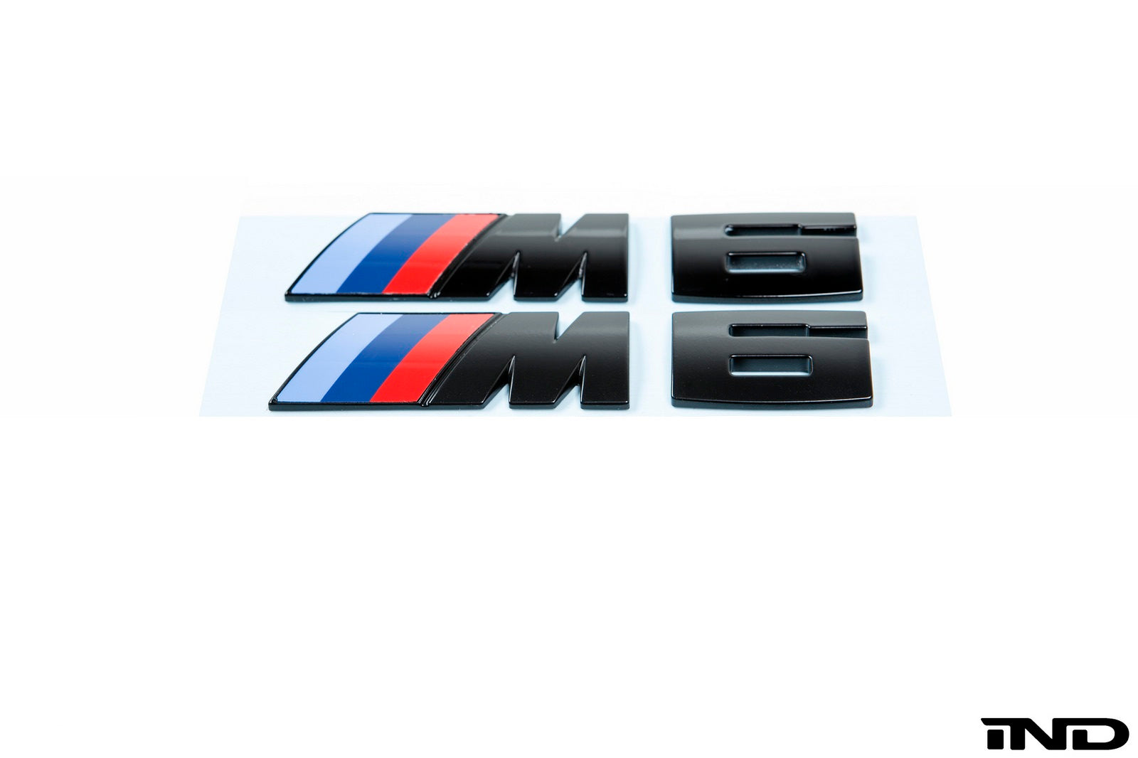 IND F06 / F12 / F13 M6 Painted Trunk Emblem