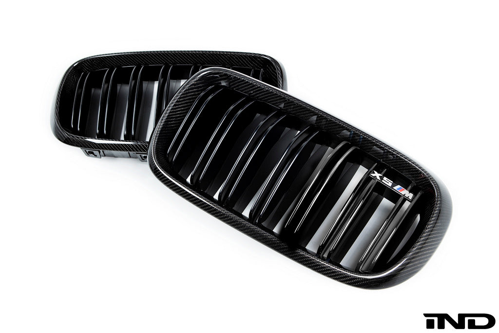 IND F86 X6M Carbon Front Grille Set