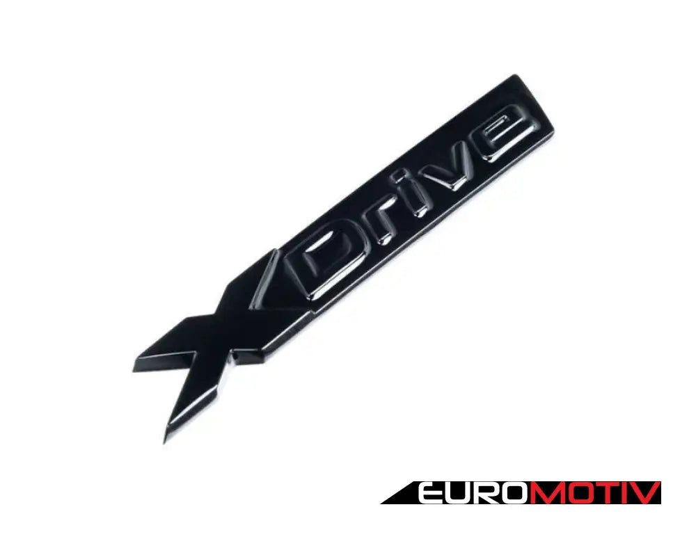 Ind G20 3-Series Xdrive Painted Trunk Emblem - Gloss Black