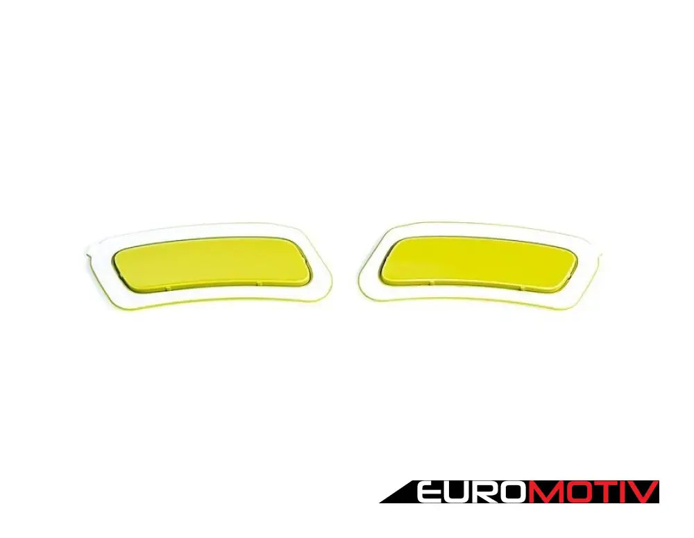 Ind Mk8 Painted Front Reflector Set - Pomelo Yellow Metallic