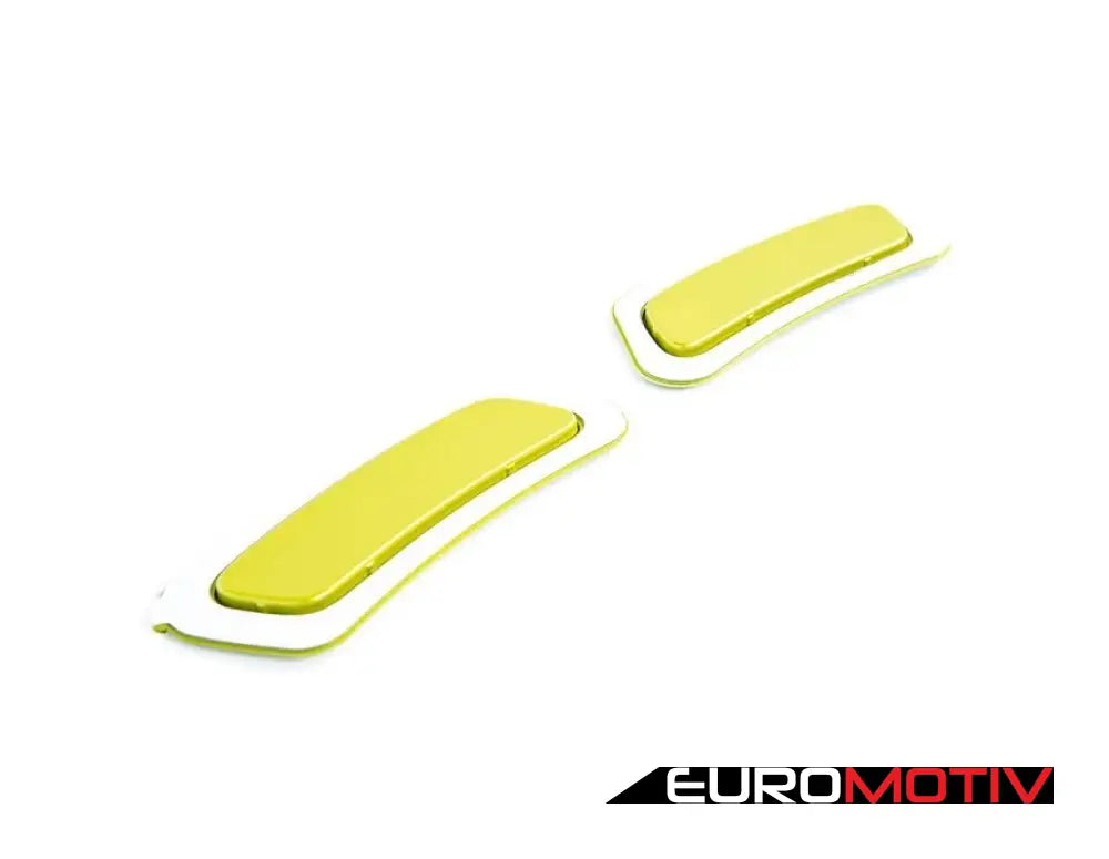 Ind Mk8 Painted Front Reflector Set - Pomelo Yellow Metallic