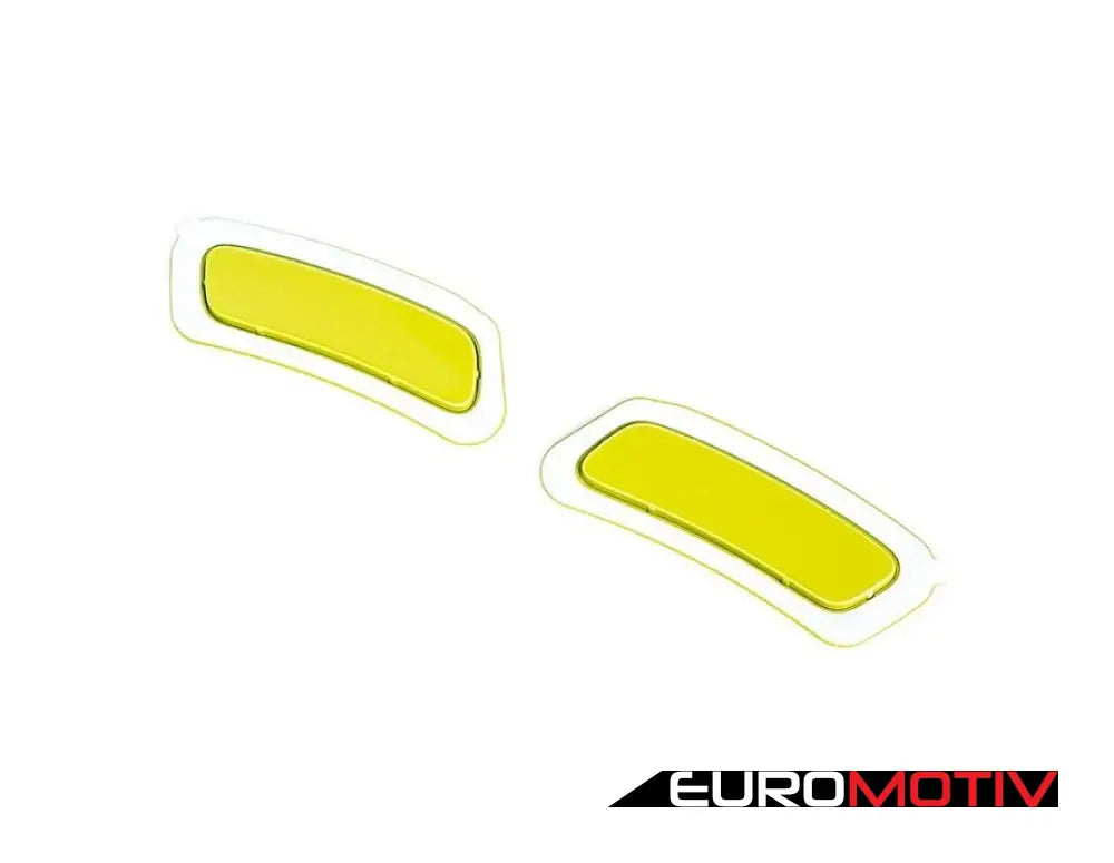 Ind Mk8 Painted Front Reflector Set - Pomelo Yellow Metallic