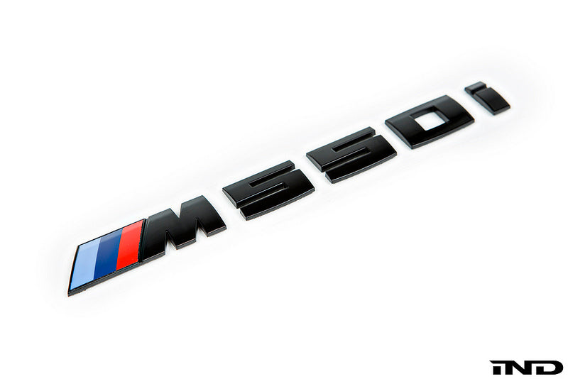 IND G30 M550i Painted Trunk Emblem