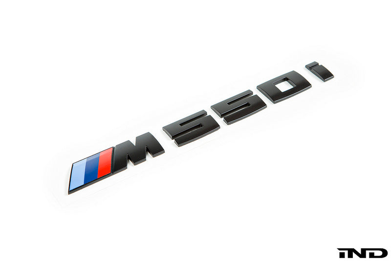 IND G30 M550i Painted Trunk Emblem