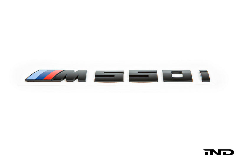 IND G30 M550i Painted Trunk Emblem