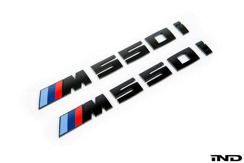 IND G30 M550i Painted Trunk Emblem