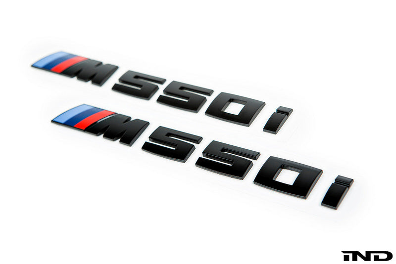 IND G30 M550i Painted Trunk Emblem