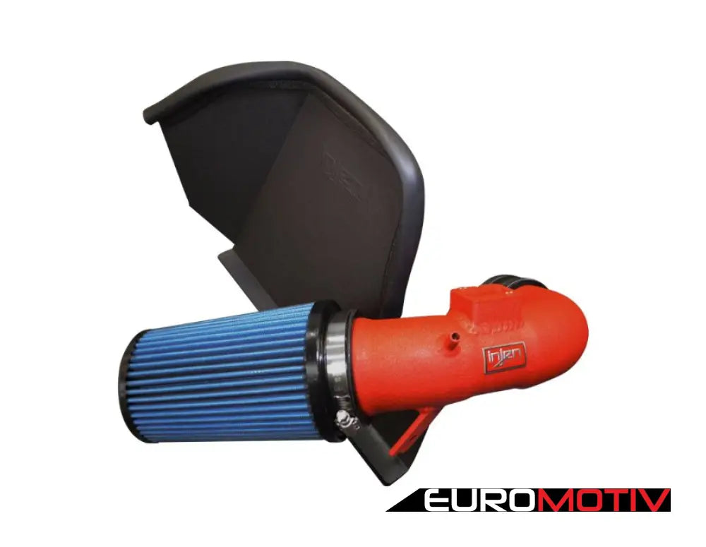 Injen Short Ram Cold Air Intake System - Wrinkle Red