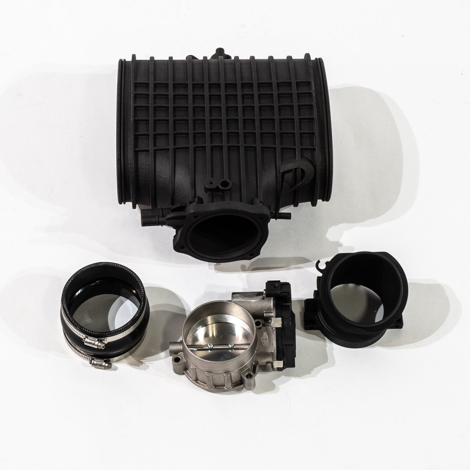 Intake Kit: Dual Cone Airbox, 93mm Throttle Body, Dundon Center Plenum (991.2 GT3)