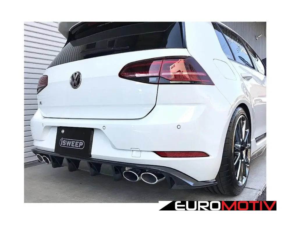 Isweep Mk7.5 Golf R Dtm Rear Diffuser