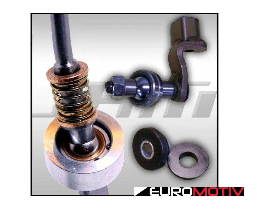 Jhm Trio Package - Solid Shifter Linkage And Bushing For 02-03 B6 A4 3.0L V6 Only (6-Speed)