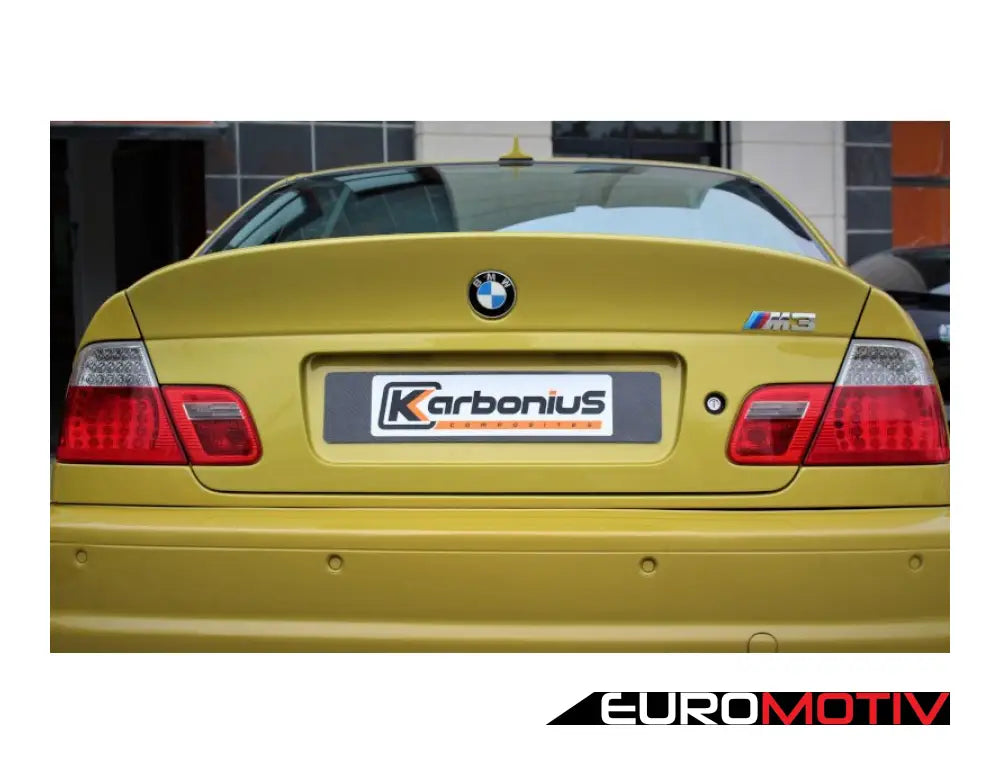 Karbonius M3 E46 Csl Trunk Lid - Matte Inner W/ Primed Exterior