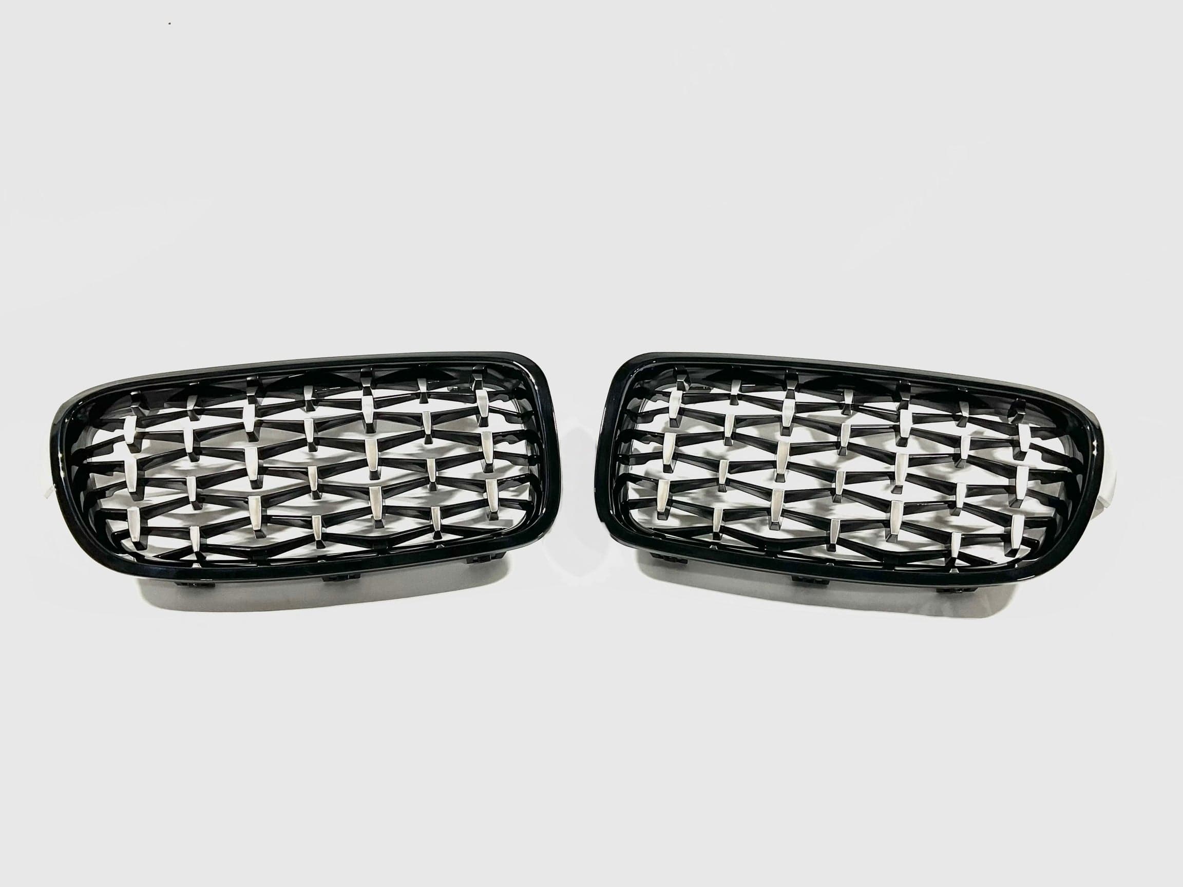 2012-2018 BMW 3 Series (F30) G Style Kidney Grilles (Various Finishes)