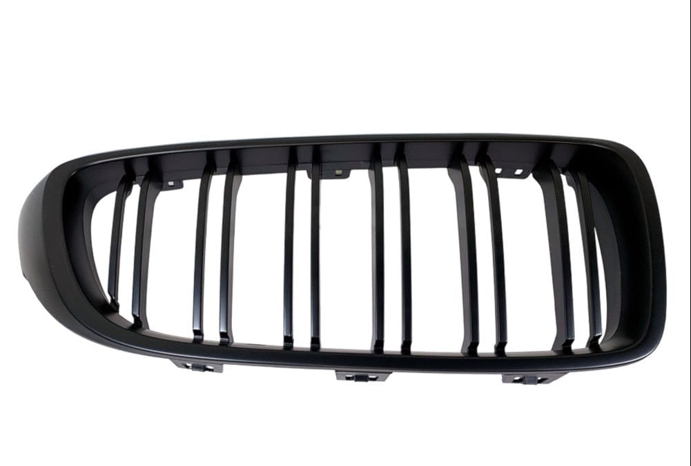 2014+ BMW 4 Series (F32 / F33 / F36) M Inspired Dual Slat Kidney Grilles (Various Finishes) [Fits OEM F82 M4 & F80 M3]