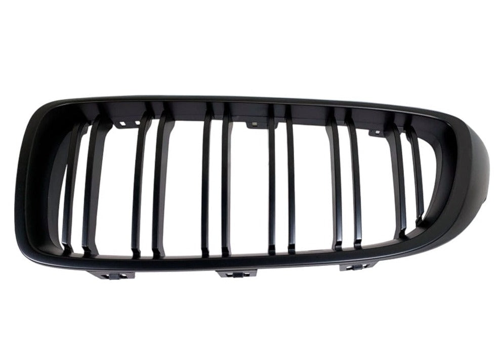 2014+ BMW 4 Series (F32 / F33 / F36) M Inspired Dual Slat Kidney Grilles (Various Finishes) [Fits OEM F82 M4 & F80 M3]