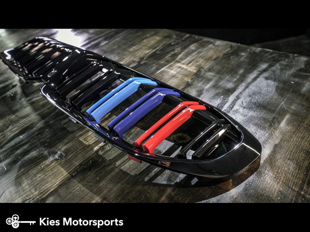 2019-2022 BMW G20 3 Series Dual Slat Kidney Grilles (Various Finishes)