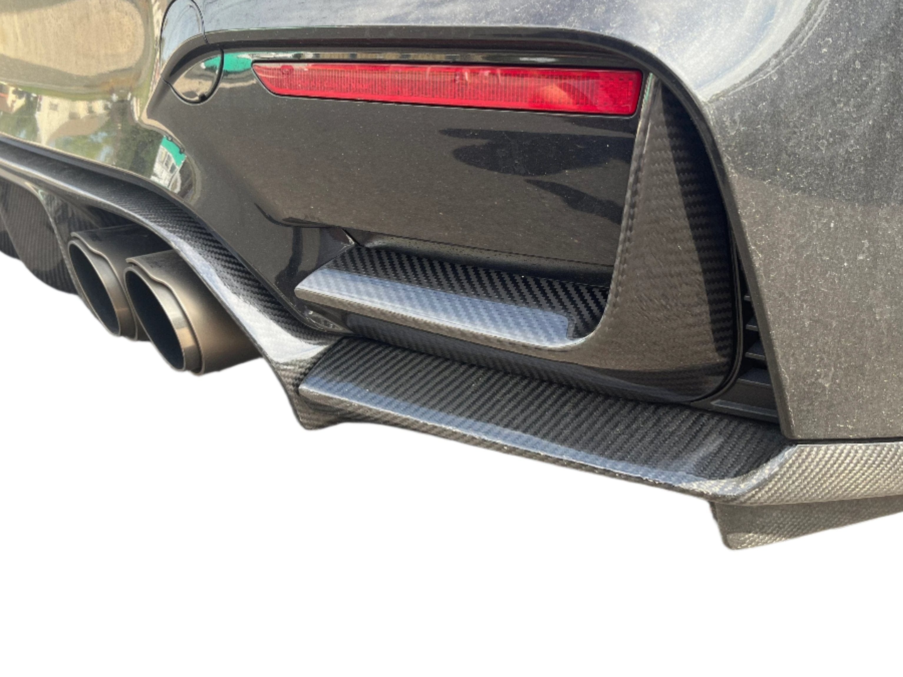 Kies Clearance - Dry Carbon Fiber F80/F82 M3/M4 Rear Reflector Trim