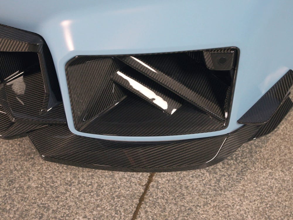 Kies G87 M2 Dry Carbon Fiber 3 Piece Front Lip