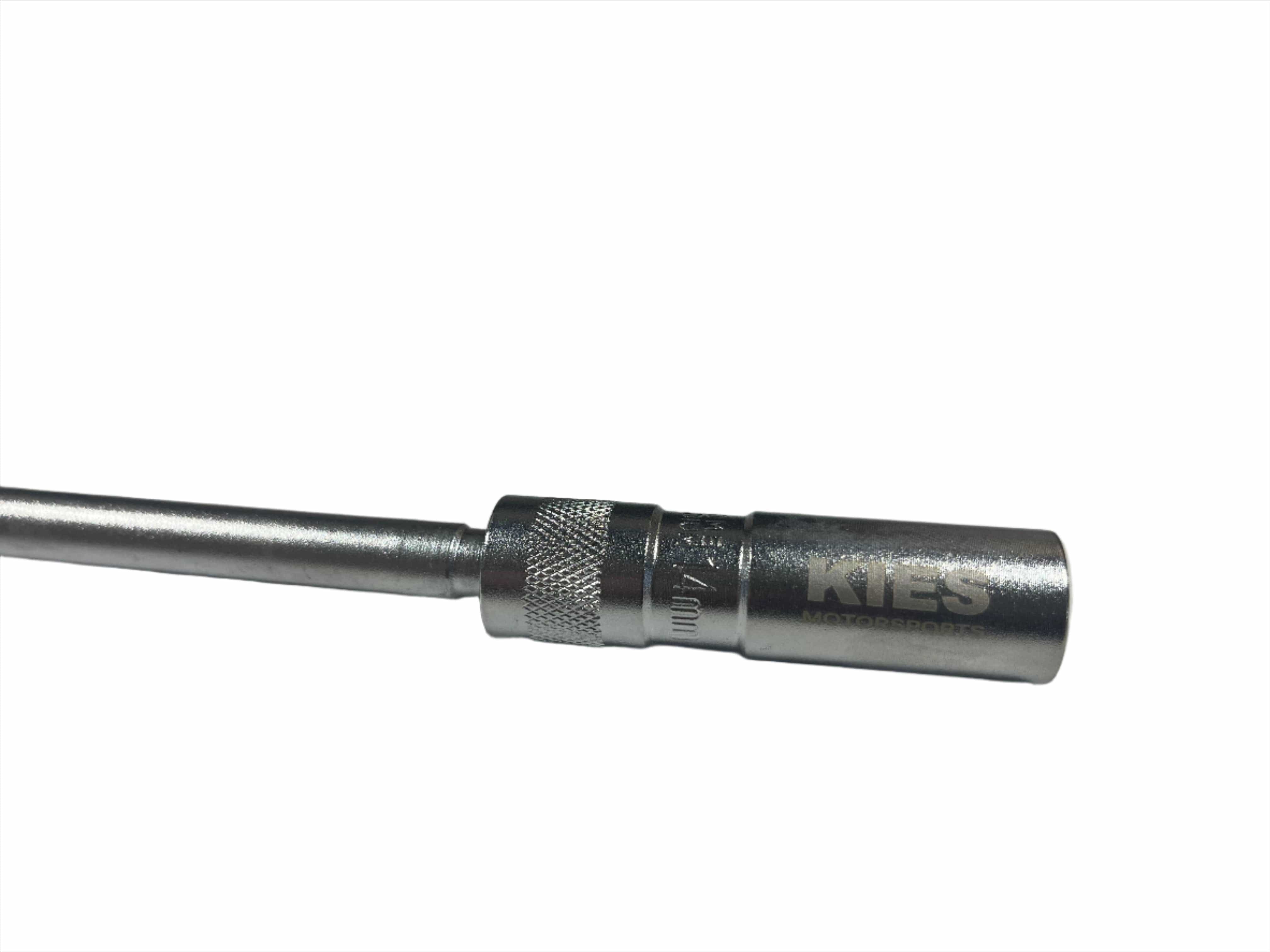 Kies Motorsports 12 Point 14 MM Thin Walled Spark Plug Socket with Built in Slim Swivel and Extension