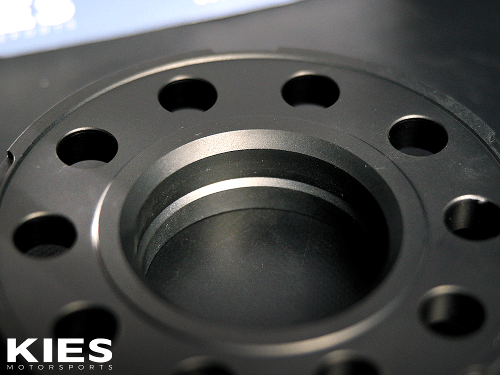 Kies Motorsports (F Series) BMW Wheel Spacers 5 x 120 Black Finish