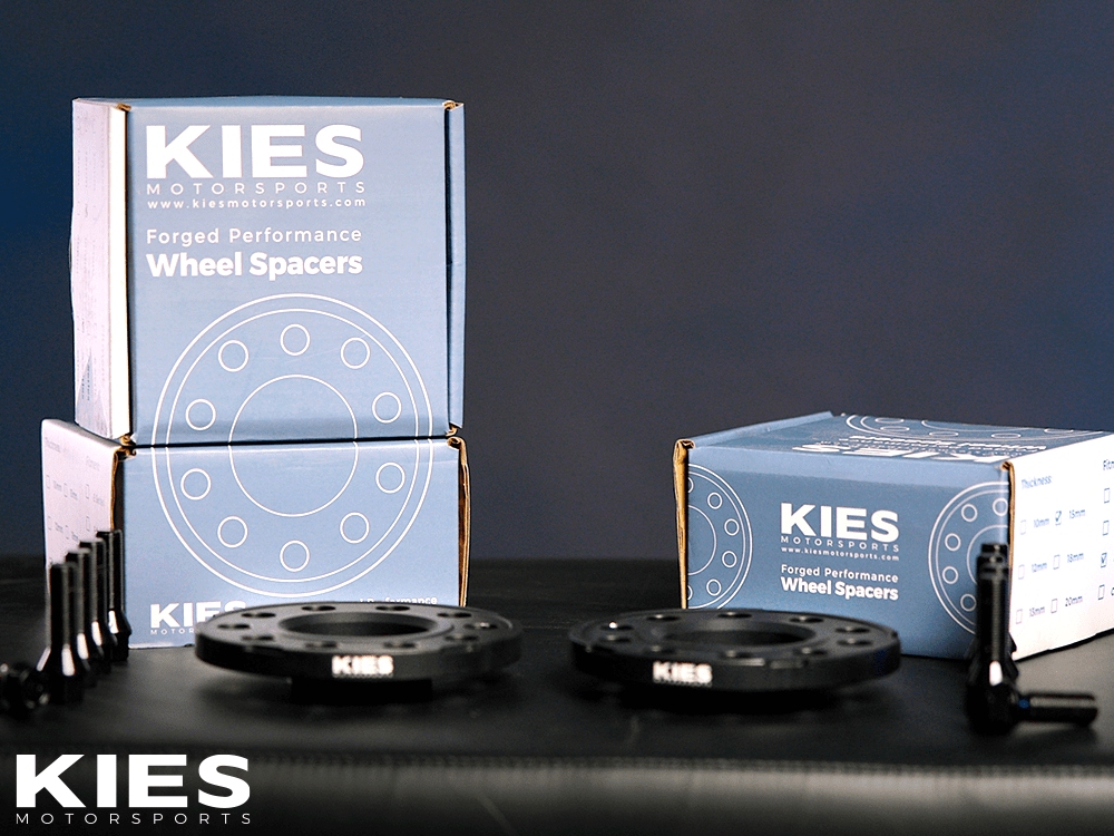 Kies Motorsports (F Series) BMW Wheel Spacers 5 x 120 Black Finish