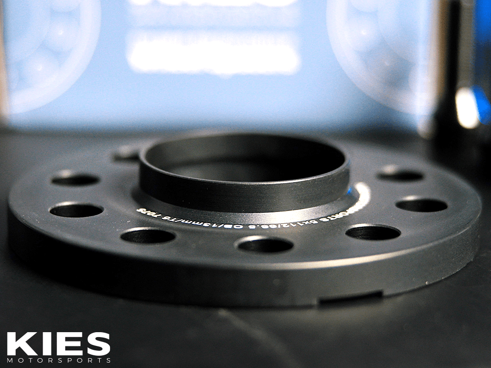 Kies Motorsports (F Series) BMW Wheel Spacers 5 x 120 Black Finish