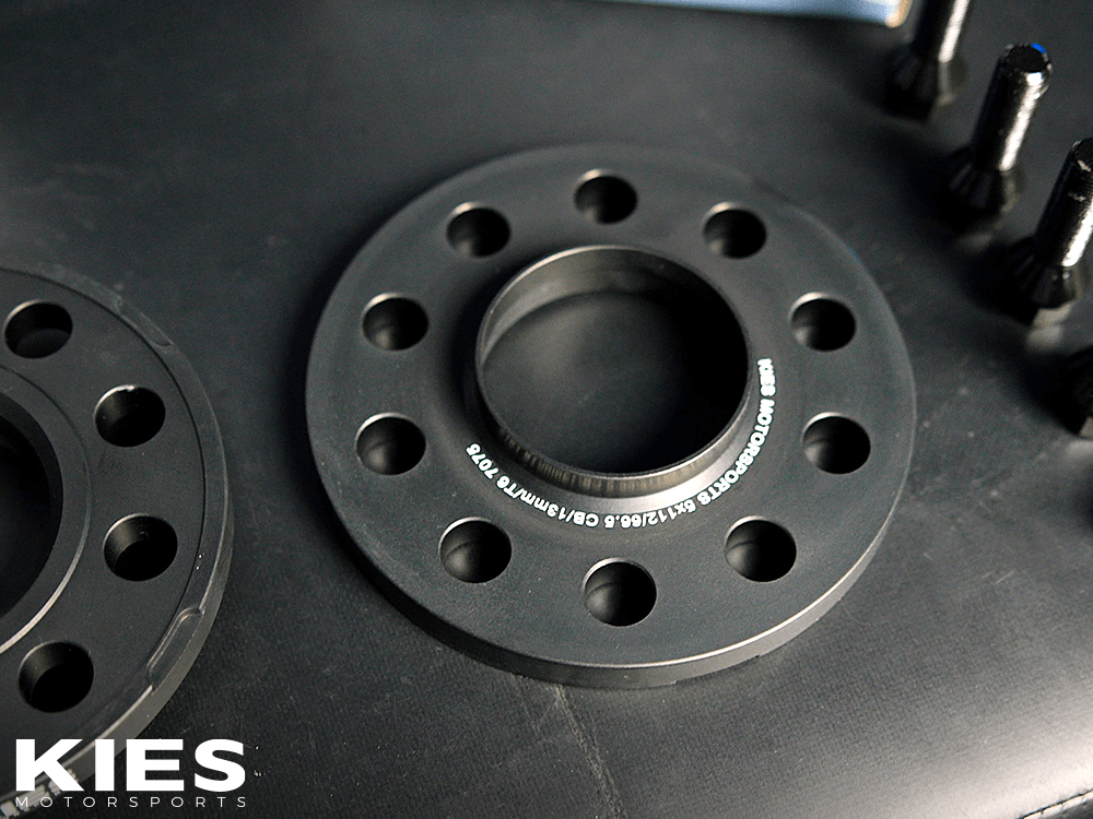 Kies Motorsports (F Series) BMW Wheel Spacers 5 x 120 Black Finish