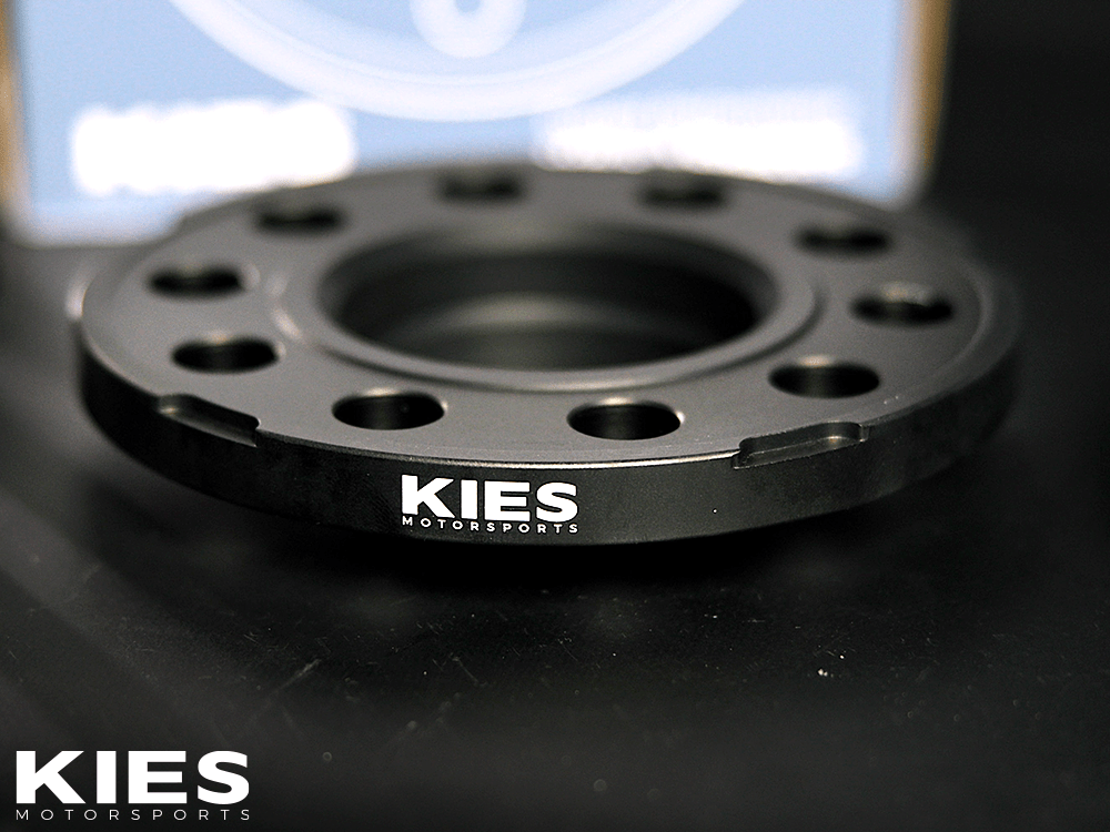 Kies Motorsports (F Series) BMW Wheel Spacers 5 x 120 Black Finish