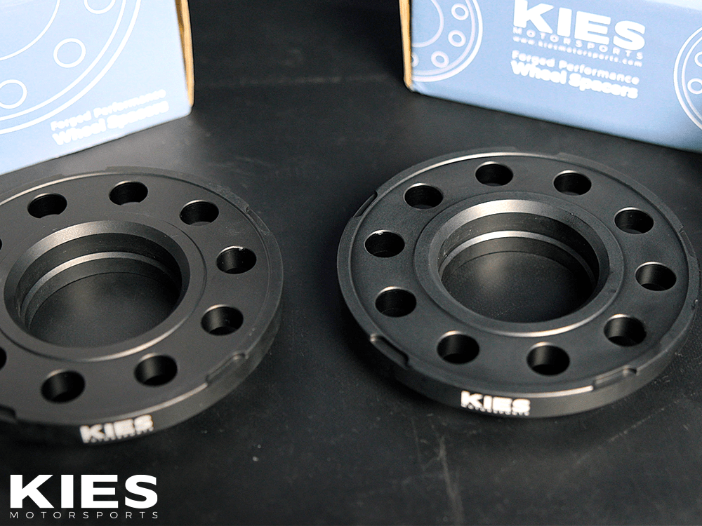 Kies Motorsports (F Series) BMW Wheel Spacers 5 x 120 Black Finish