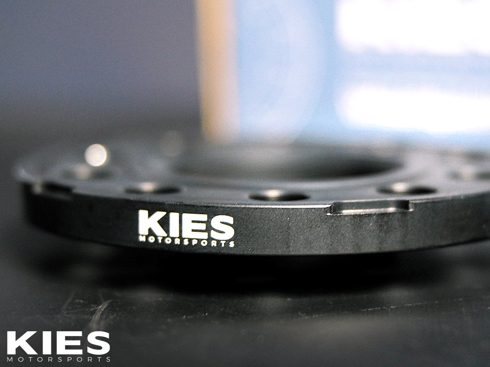 Kies Motorsports (G Series) BMW Wheel Spacers 5 x 112 Black Finish (Set of 2)