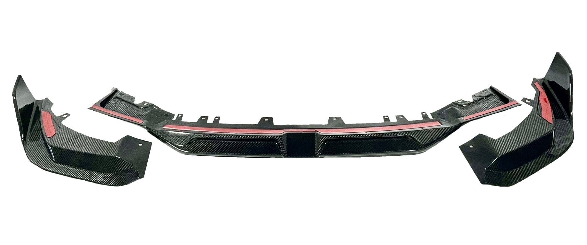 Kies Carbon F97/ F98 X3M/ X4M Dry Carbon Fiber S-Style 3 Piece Front Lip (LCI)